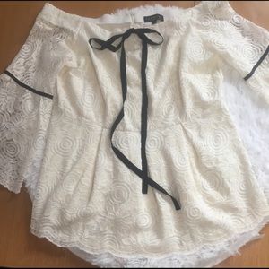 ELOQUII off the shoulder blouse Sz 18